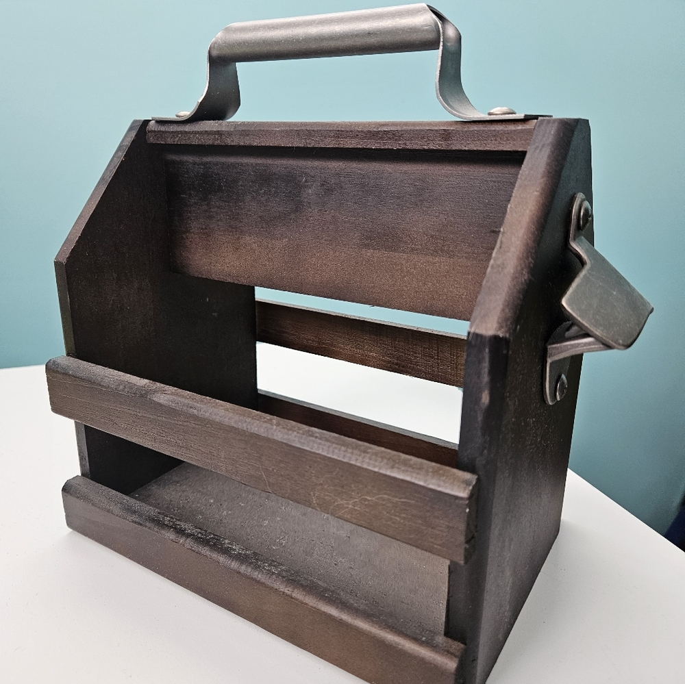 Wooden Picnic Table Caddy